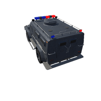 Police Van Lowpoly